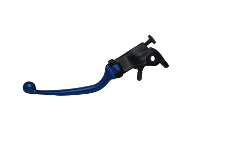 Adjustable folding lever ACCOSSATO LV014 in aluminium for original clutch master cylinders plavi