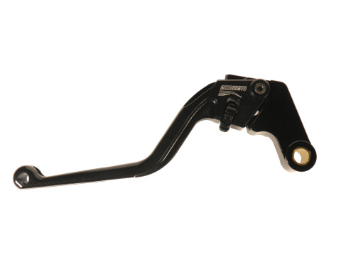 Clutch Lever ACCOSSATO ESB22 fixed CNC-worked aluminium, black