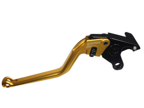 Clutch Lever ACCOSSATO ESS031 fixed CNC-worked aluminium, gold