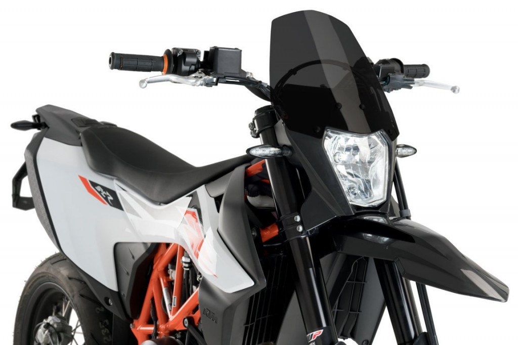 Windshield PUIG NEW GEN. SPORT 3586F dark smoke