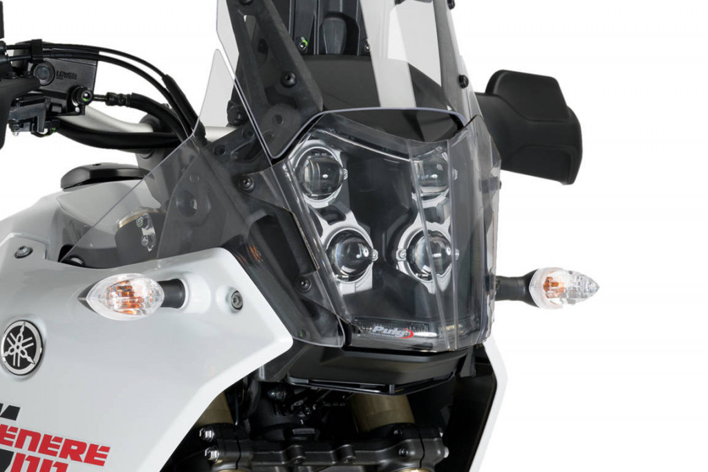 Headlight protector PUIG 3733W transparent for YAMAHA XTZ 700 Tenere 700 2019-2024