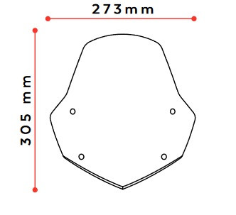 Windshield PUIG NEW GEN. SPORT 3767W transparent