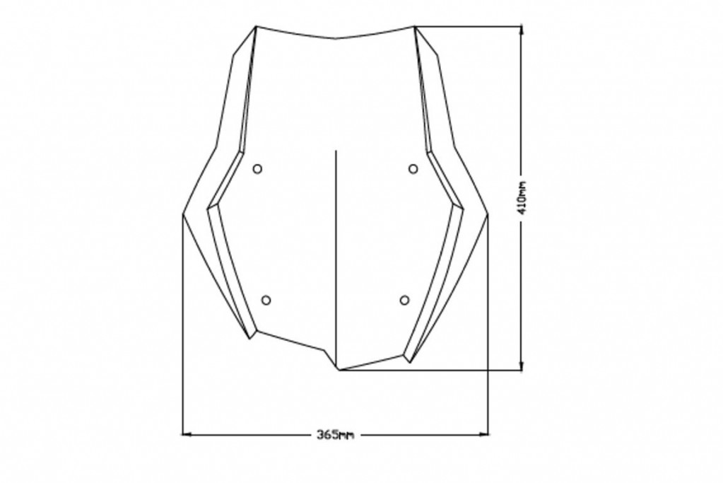 Windscreen PUIG TOURING 3769F dark smoke