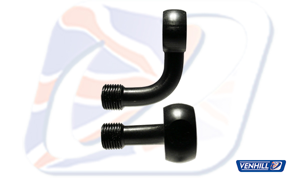 Banjo Venhill POWERHOSEPLUS 3/60184/BLACK 90° long Crni