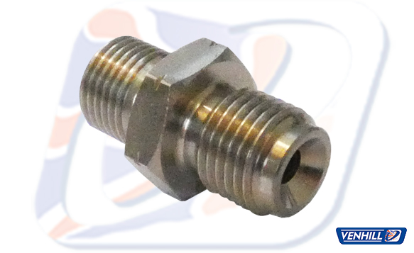Male adaptor Venhill POWERHOSEPLUS 3/70100AS 10x1.00mm concave Stainless Steel