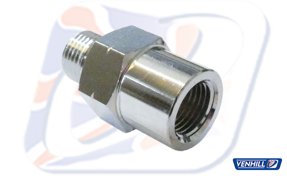 Female convex adaptor Venhill POWERHOSEPLUS 3/70100FAC M10x1.00 Krom