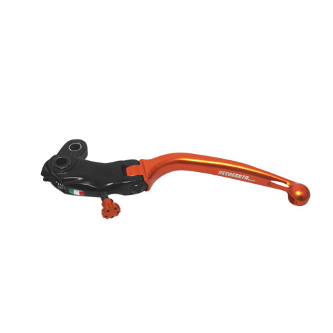Folding lever ACCOSSATO LV016 in aluminium for ACCOSSATO full clutch orange