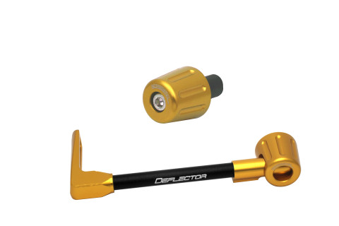 Lever guard in aluminium + right end ACCOSSATO DE005 with black hose and joint left