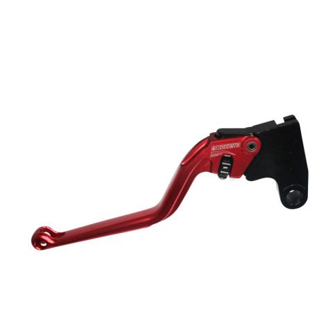 Clutch Lever ACCOSSATO EST333P fixed CNC-worked aluminium, red