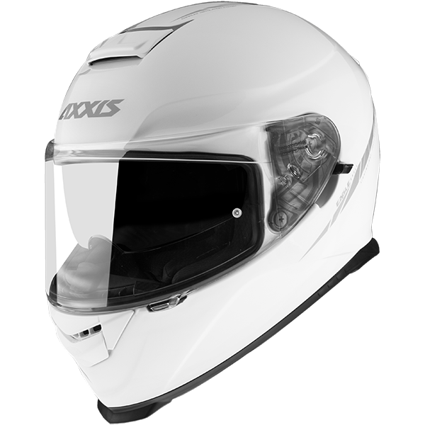 FULL FACE helmet AXXIS EAGLE SV ABS solid white gloss S