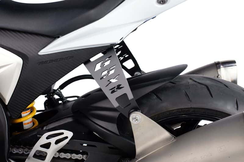 Exhaust brackets PUIG 5001N Crni right