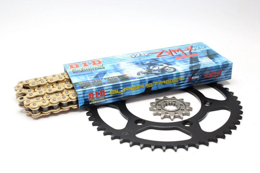 Chain kit D.I.D + JT ZVM-X serie Zlat