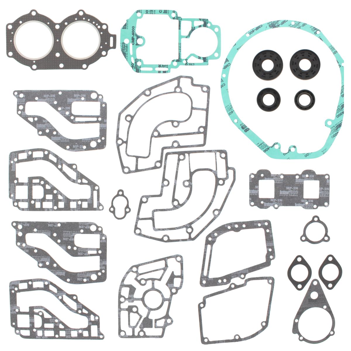 Complete gasket set with oil seal WINDEROSA 611114