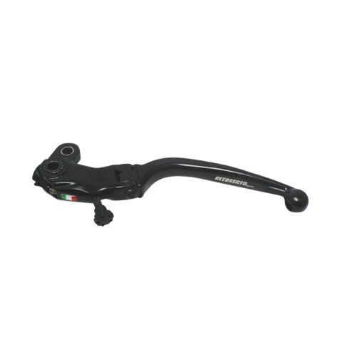 Folding lever ACCOSSATO LV016 in aluminium for ACCOSSATO full clutch Crni