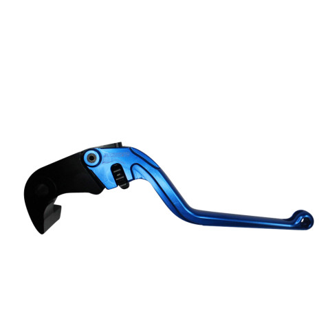 Brake lever ACCOSSATO EDF035 fixed CNC-worked aluminium, blue