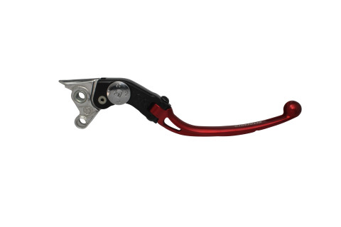 Adjustable folding lever ACCOSSATO LV009 in aluminium for original brake master cylinders crven