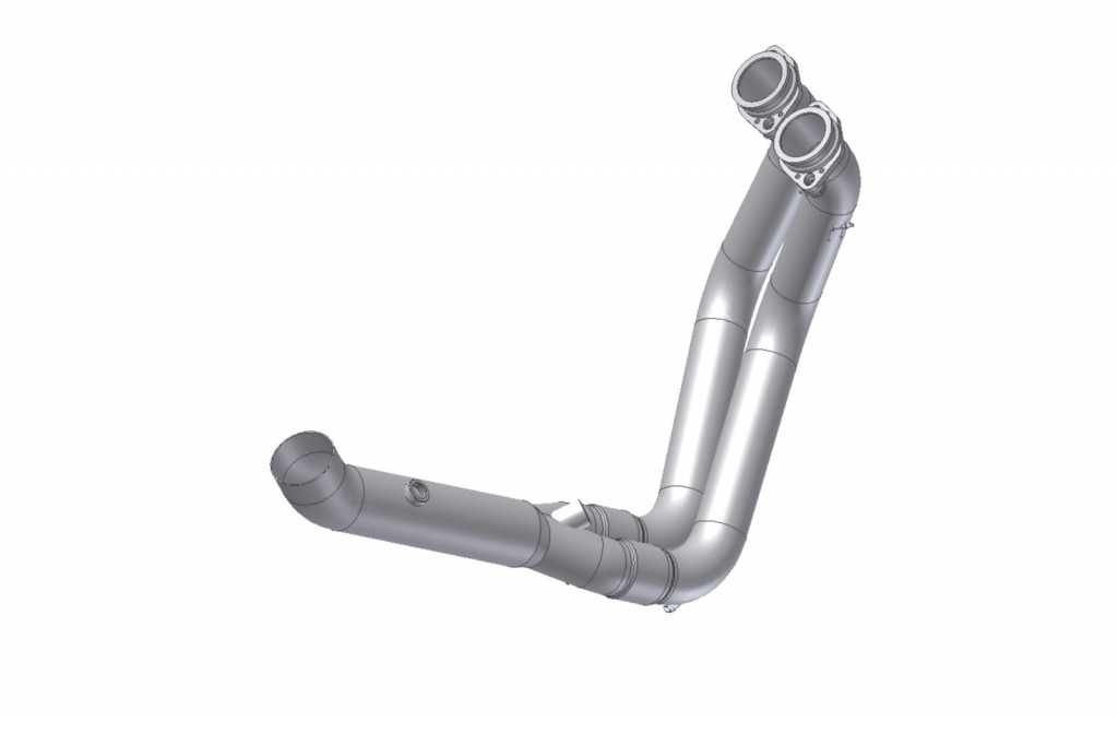 No-kat pipe MIVV B.037.C1 (compatible with both MIVV and original silencers) for BMW F 900 XR 2020-2026