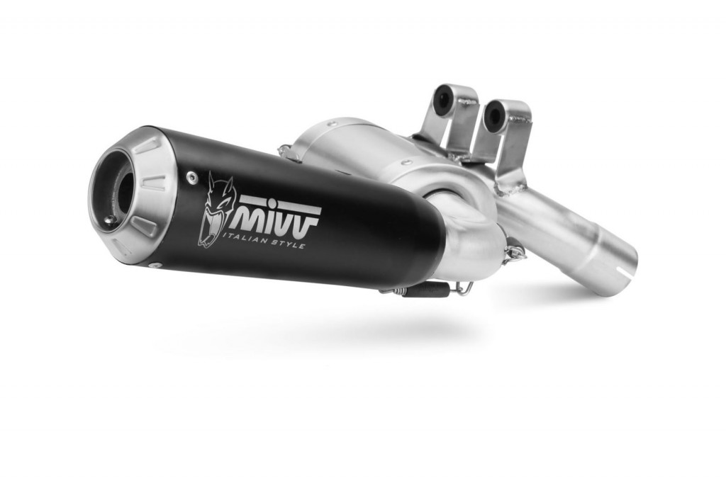 Silencer MIVV X-M1 B.037.LC4B Black Stainless Steel for BMW F 900 XR 2020-2026