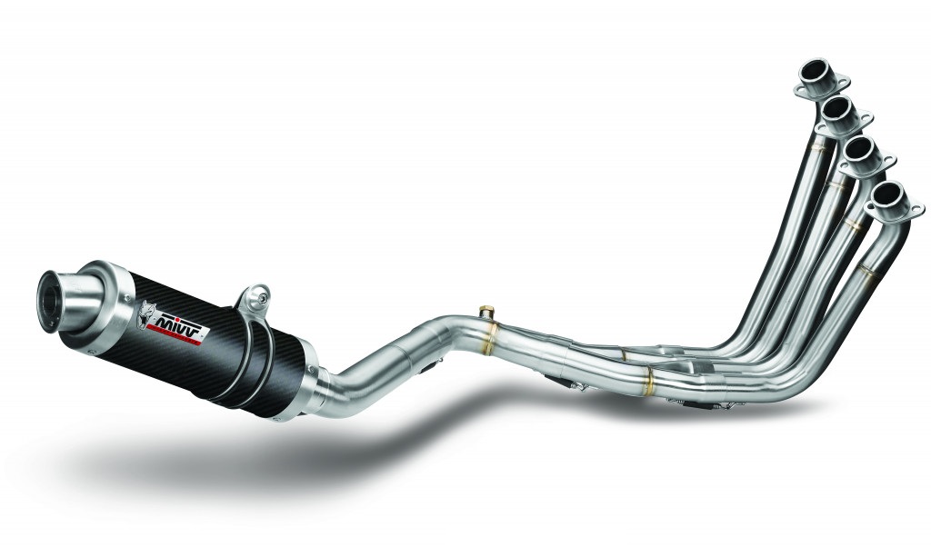 Cijeli ispušni sustav 4x2x1 MIVV GP H.055.L2S Carbon d105 for HONDA CB 650 F / FA 2014-2018