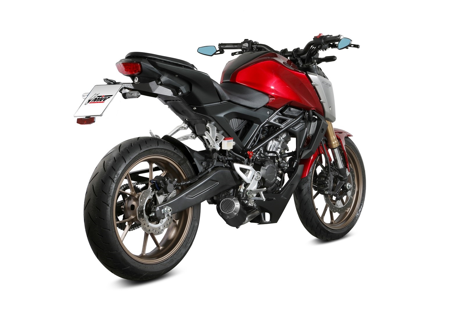 Cijeli ispušni sustav MIVV MK3 H.078.SM3B Black Stainless Steel for HONDA CB 125 R 2021-2024