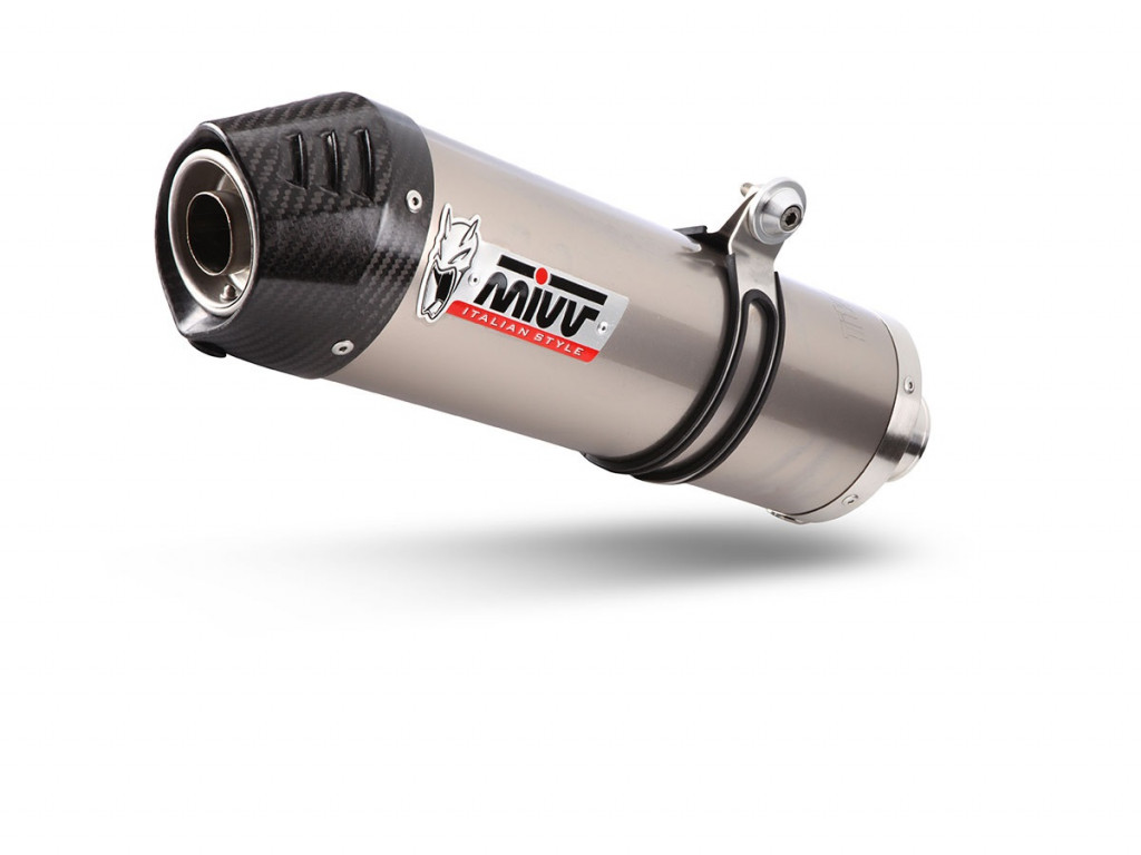 Silencer MIVV OVAL HU.001.L4C Titanium / Carbon Cap for HUSQVARNA Enduro 701 2017-2020, HUSQVARNA Supermoto 701 2017-2020