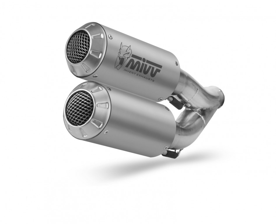 2 silencers kit MIVV MK3 KT.022.LM3X Stainless Steel for KTM Super Duke 1290 / R 2014-2019