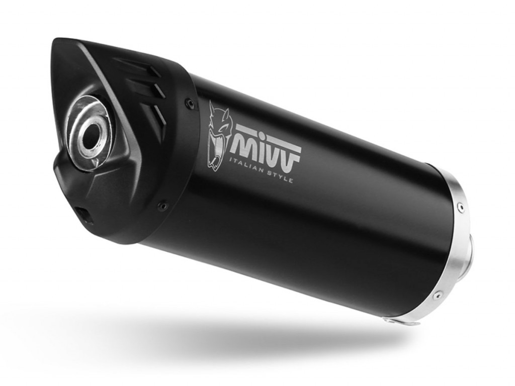 Silencer MIVV MOVER MV.PG.0001.LV Black Painted Stainless Steel for PIAGGIO/VESPA Beverly 300 2010-2020