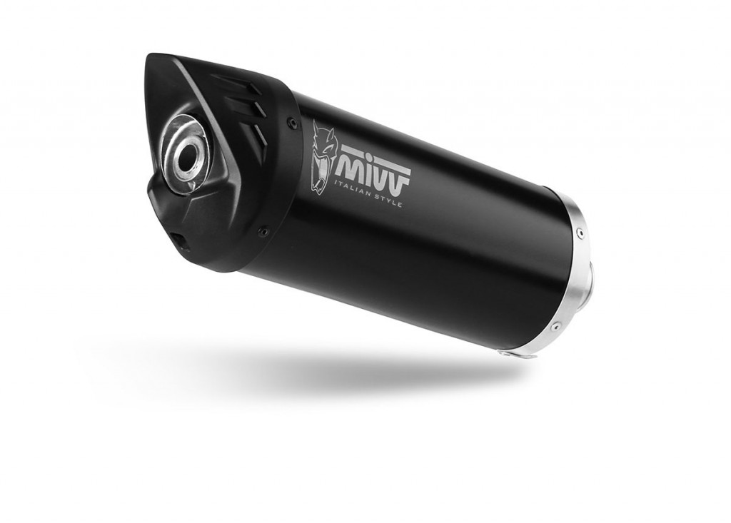 Silencer MIVV MOVER MV.PG.0006.LV Crni for PIAGGIO/VESPA Beverly 300 2021-2024