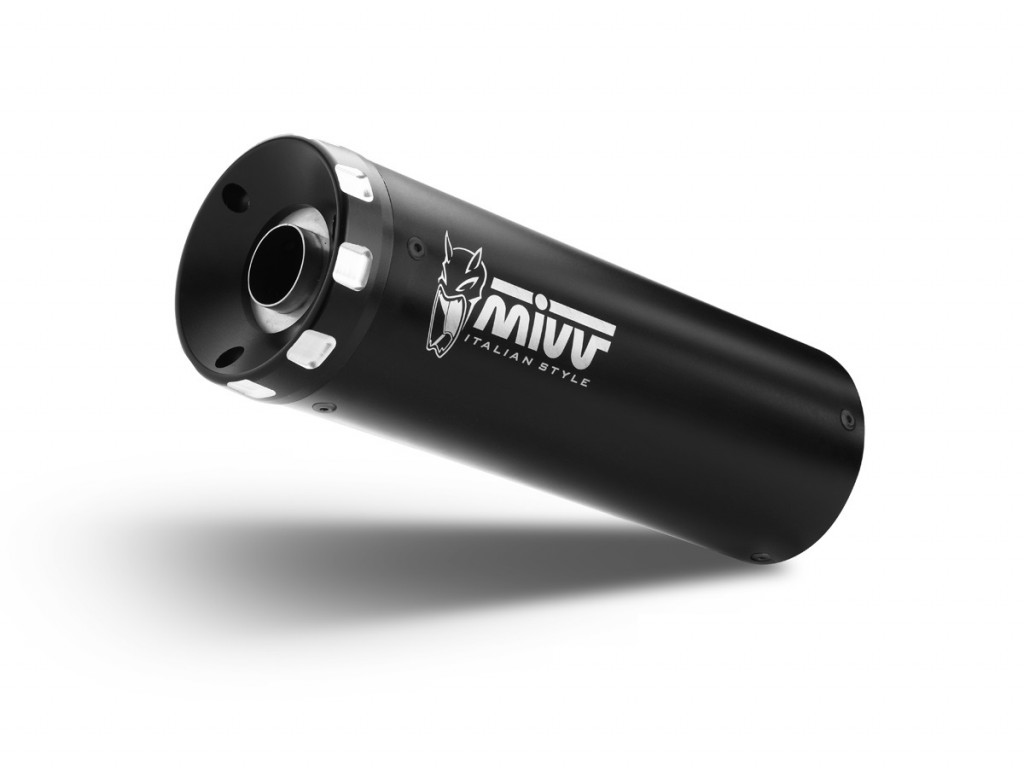 Silencer MIVV HR-1 RE.005.LH1BA Crni for ROYAL ENFIELD HNTR 350 2022-2024