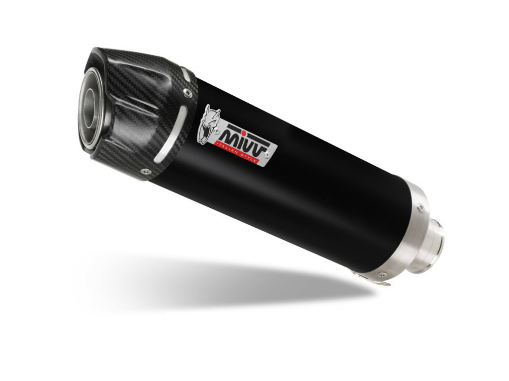 Silencer MIVV GP S.017.LXBC Black with carbon cap for SUZUKI GSF 650 Bandit / S / A 2005-2006