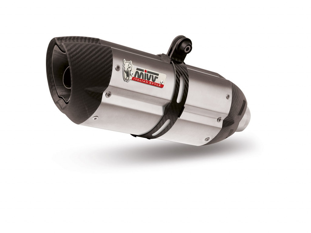 Silencer MIVV SUONO S.056.L7 Stainless Steel / Carbon Caps
