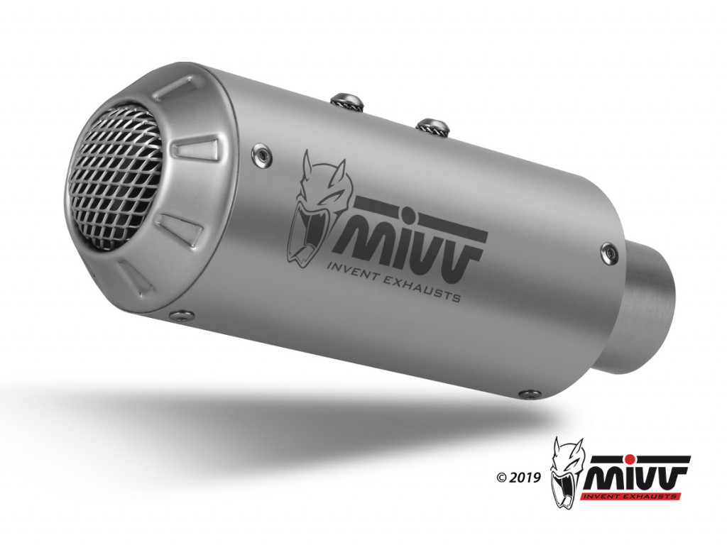 Cijeli ispušni sustav 1x1 MIVV MK3 X.YA.0008.SM3X Stainless Steel for YAMAHA YZF-R3 2015-2024, YAMAHA MT-03 320 2016-2024