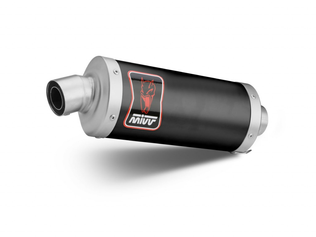 Silencer MIVV DAKAR Y.064.LDKB Black Stainless Steel for YAMAHA XTZ 700 Tenere 700 2019-2026