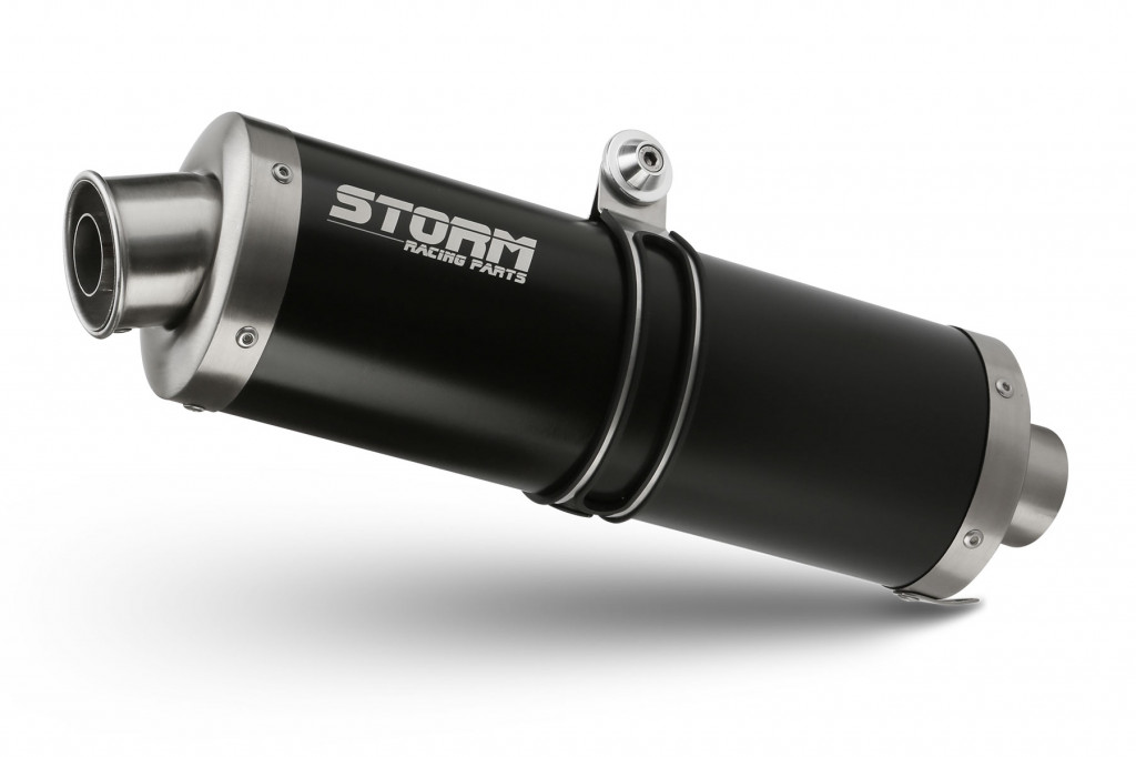 Silencer STORM OVAL B.030.LX1B Steel black
