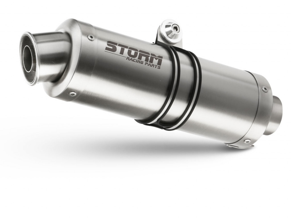 Silencer STORM GP KT.025.LXS Stainless Steel for KTM Duke 390 2021-2023, KTM Duke 125 2021-2023