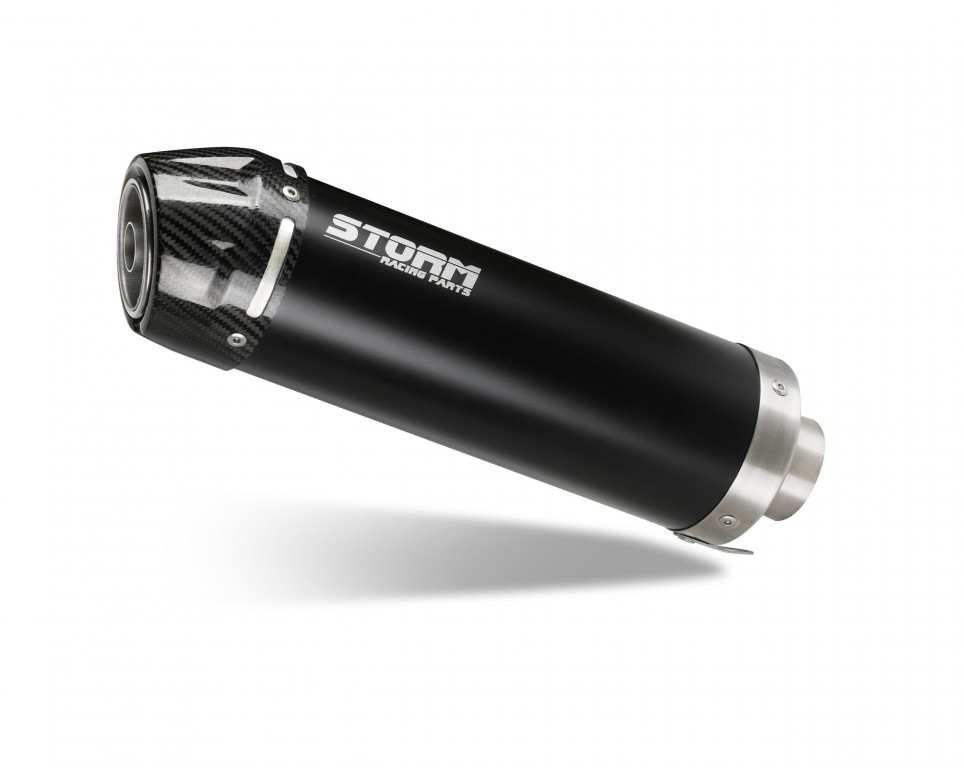 Cijeli ispušni sustav 1x1 STORM GP Y.075.LXSBC Black with carbon cap