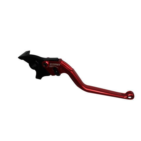 Brake lever ACCOSSATO EDF039 fixed CNC-worked aluminium, red