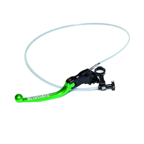 Brake lever folding ACCOSSATO RA001 With Integrated remote adjuster for Original Brake Master Cylinders green