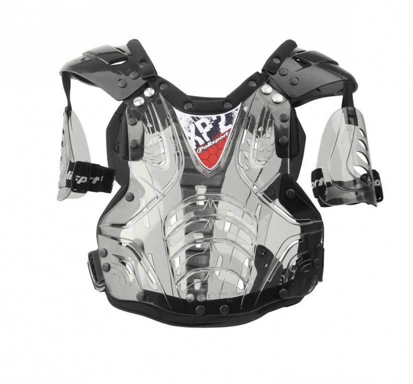 Chest protector POLISPORT XP2 JUNIOR 8000700005 smoke black/black/smoke black