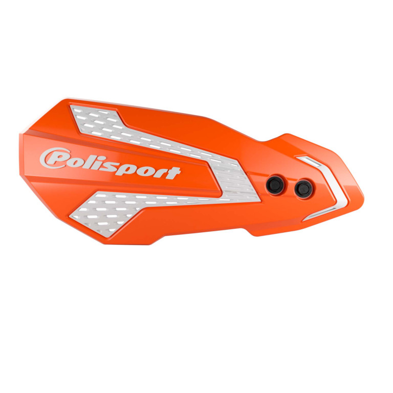 Handguard POLISPORT MX FLOW 8308200003 with mounting system orange 16/white