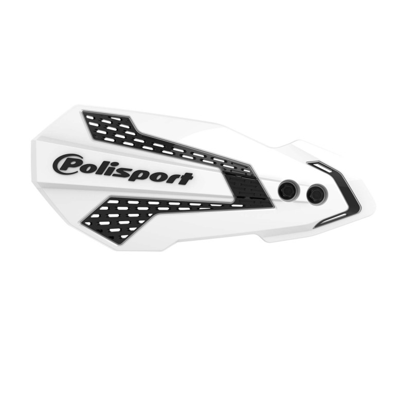 Handguard POLISPORT MX FLOW 8308200014 with mounting system white/black