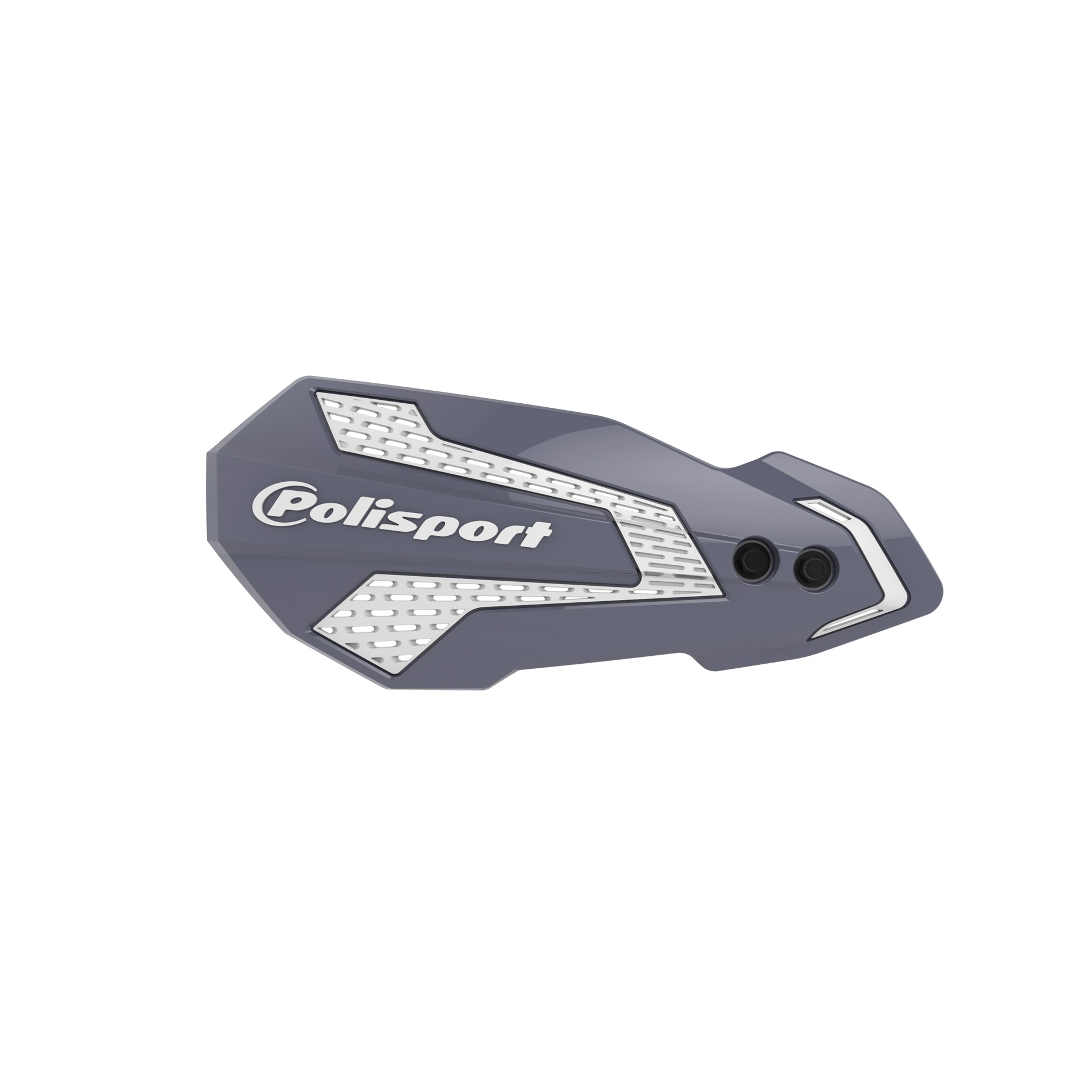 Handguard POLISPORT MX FLOW 8308200053 Grey/White with mounting system