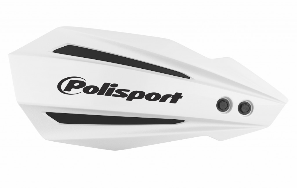 Handguard POLISPORT MX BULLIT 8308500025 with mounting system White