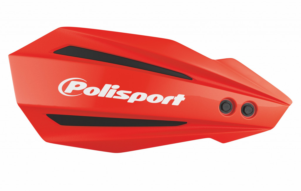 Handguard POLISPORT MX BULLIT 8308500026 with mounting system Red CR04