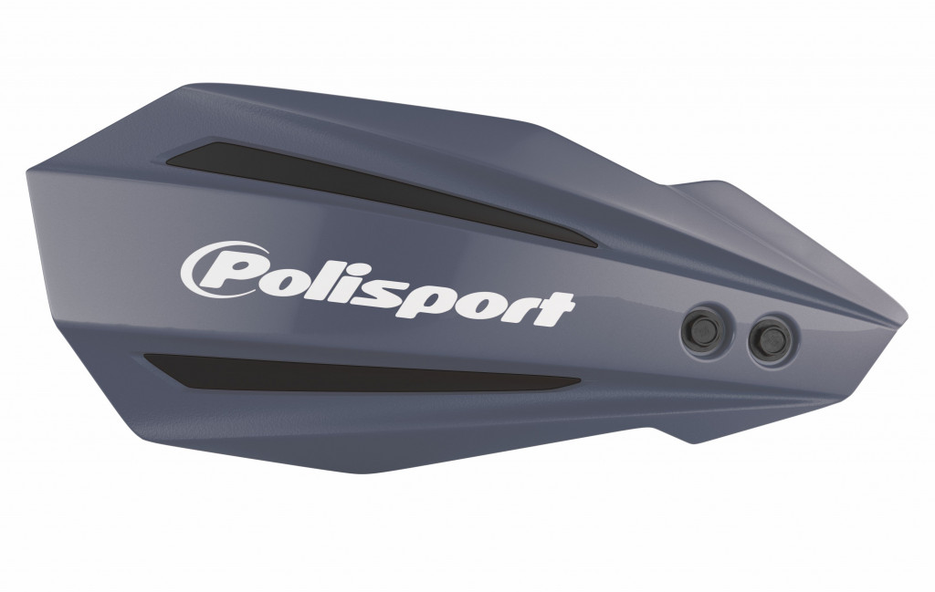 Handguard POLISPORT MX BULLIT 8308500037 with mounting system Nardo Grey