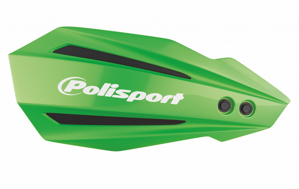 Handguard POLISPORT MX BULLIT 8308500015 with mounting system Green 05