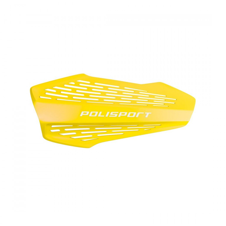 Handguard POLISPORT MX FORCE 8308700004 with universal handlebar mounting kit Yellow RM 01