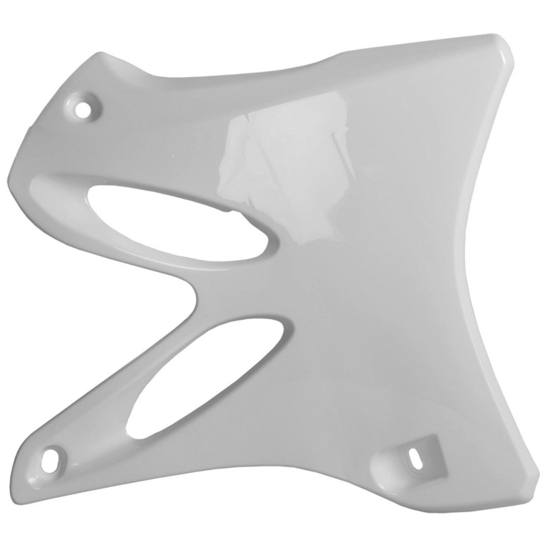 Radiator scoops POLISPORT 8426000001 (pair) white for YAMAHA YZ 125 2002-2014, YAMAHA YZ 250 2002-2014