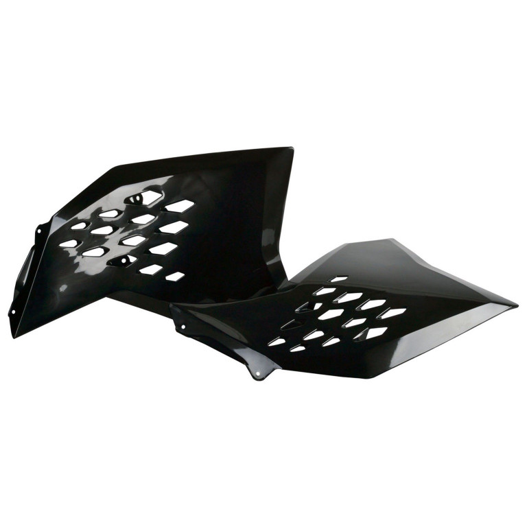 Radiator scoops POLISPORT 8428200001 (pair) Crni
