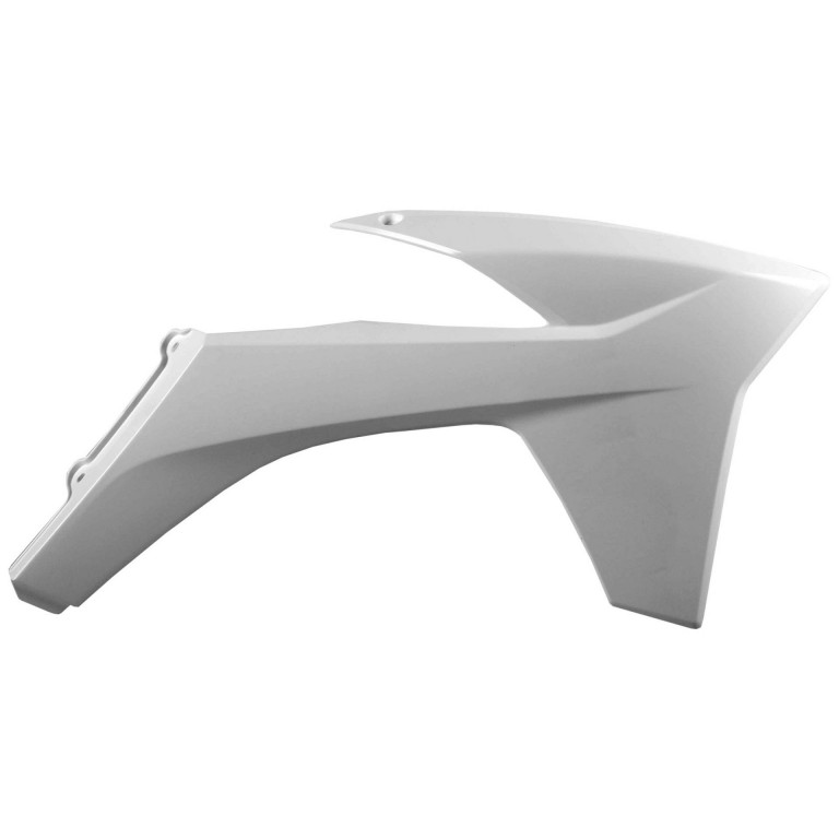 Radiator scoops POLISPORT 8428600001 (pair) white